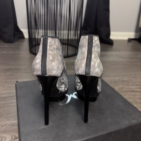 Brian Atwood Glitter Heels size 8 - Picture 3 of 5